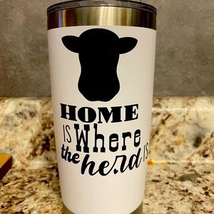 Home is where the herd is customized tumbler